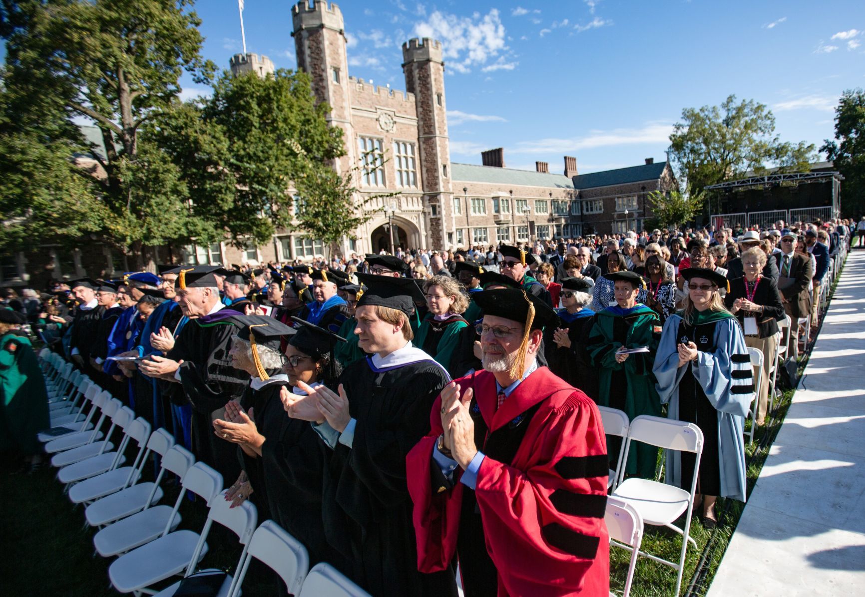 Washington University chancellor inauguration
